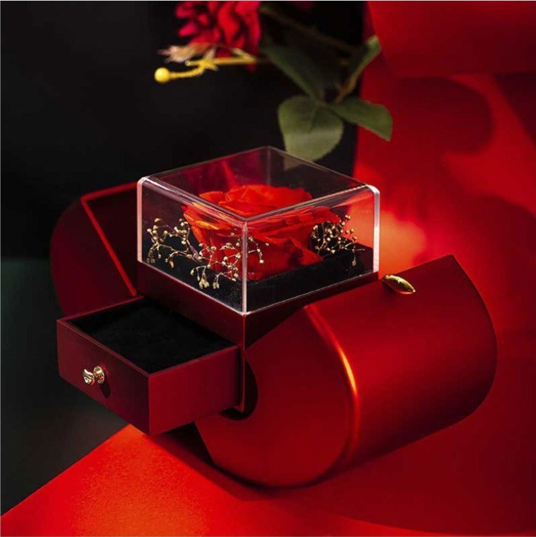 Fashion Jewelry Box Red Apple Valentines Day