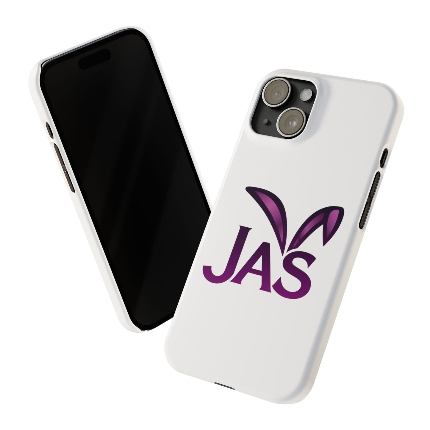 Slim Phone Case with JAS Logo - Stylish & Protective Cover