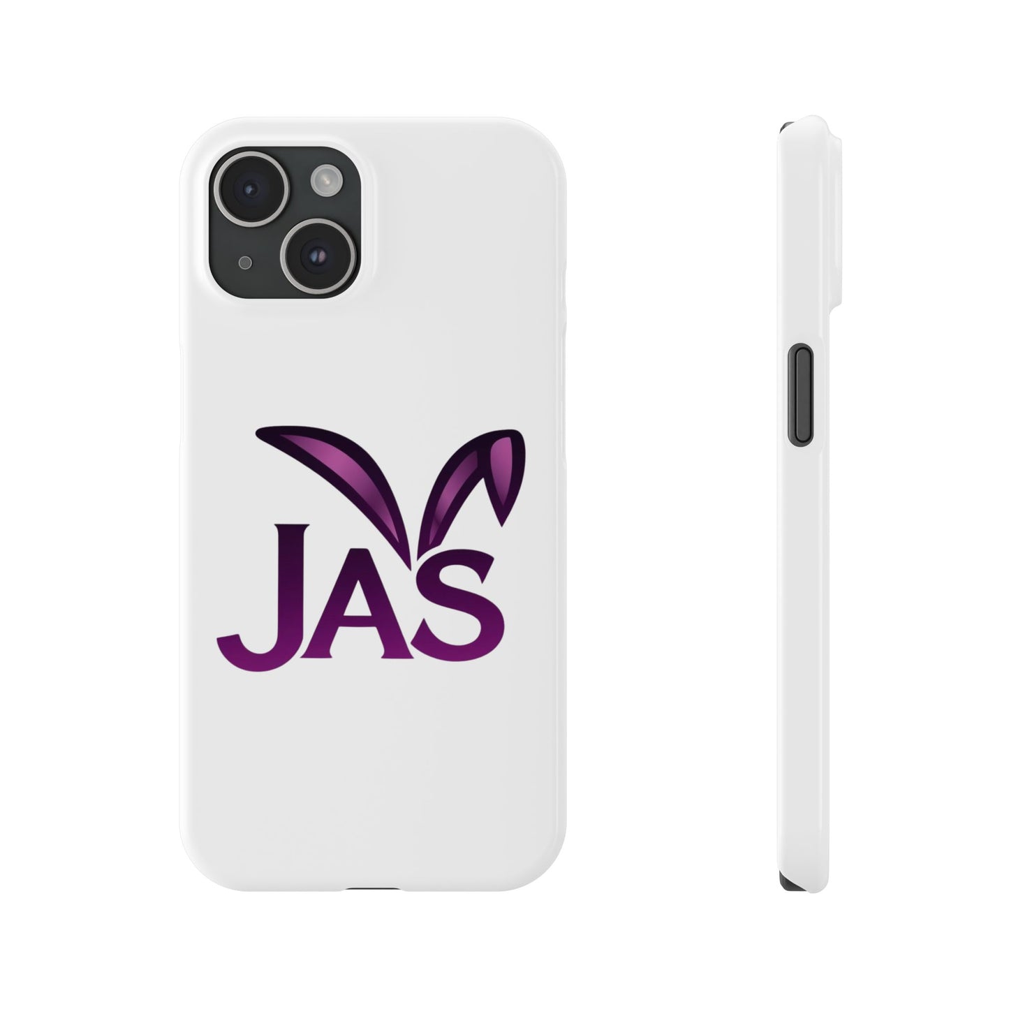 Slim Phone Case with JAS Logo - Stylish & Protective Cover