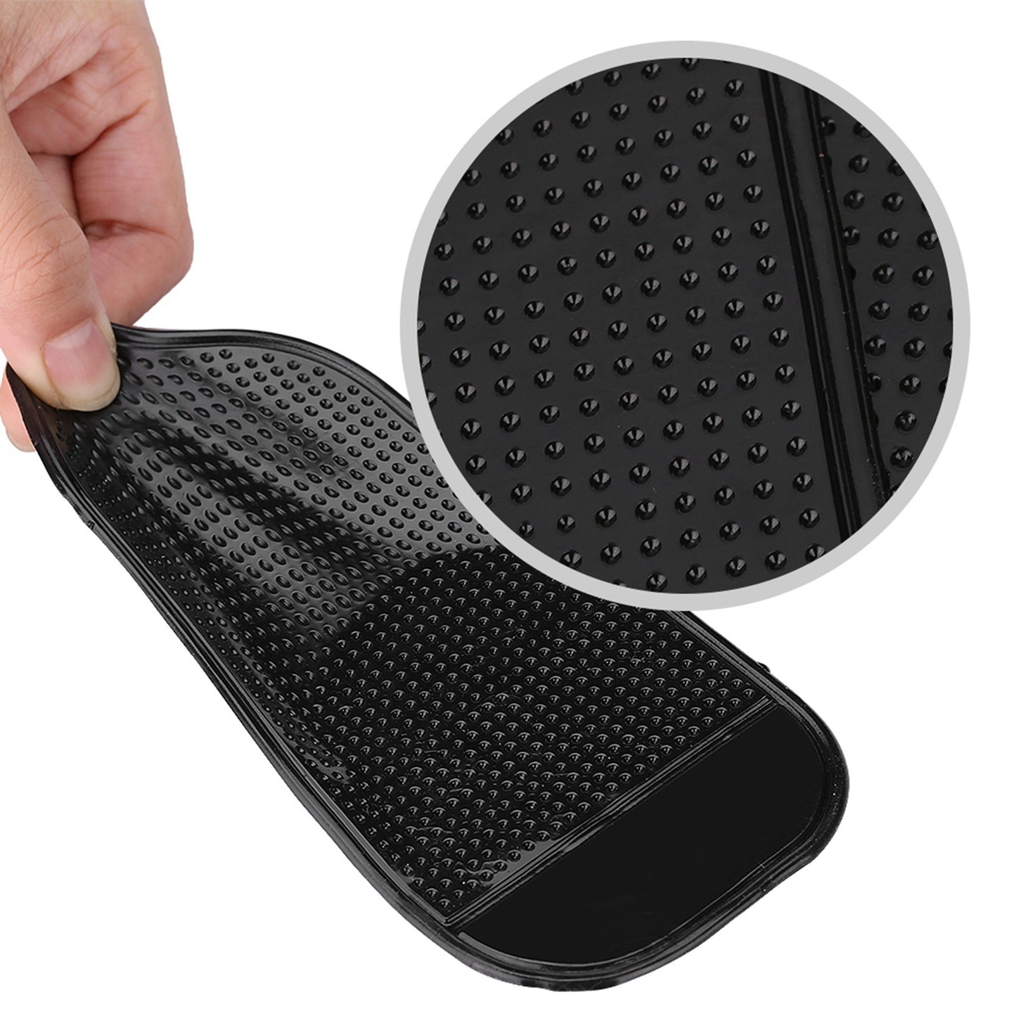 5Pcs Car Grip Pad NOn Slip Sticky Anti Slide Dash Cell Phone Holder Black Mat