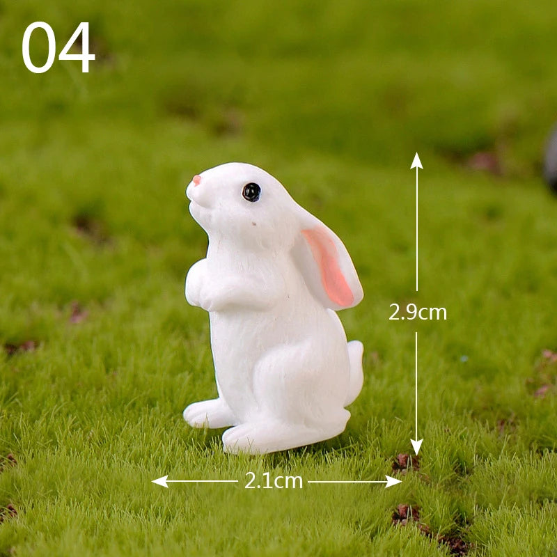 Mini Resin Rabbit Craft – Niedliche Osterhasen-Figur für Ihre Dekoration