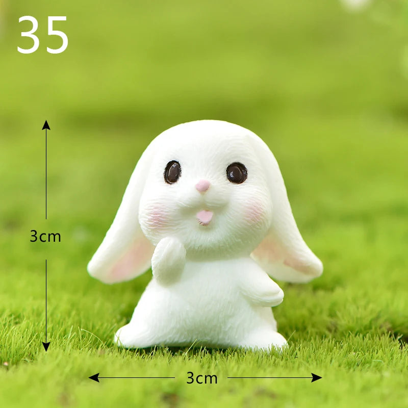 Mini Resin Rabbit Craft – Niedliche Osterhasen-Figur für Ihre Dekoration