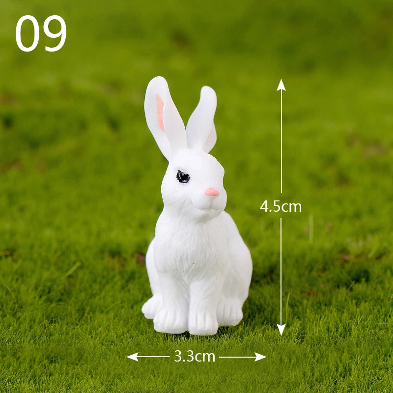 Mini Resin Rabbit Craft – Niedliche Osterhasen-Figur für Ihre Dekoration