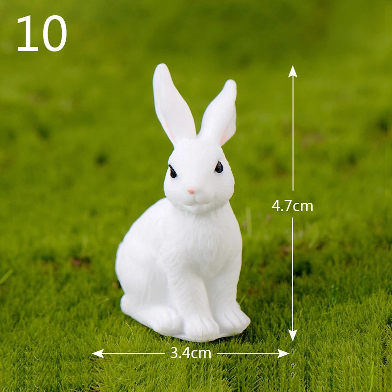 Mini Resin Rabbit Craft – Niedliche Osterhasen-Figur für Ihre Dekoration