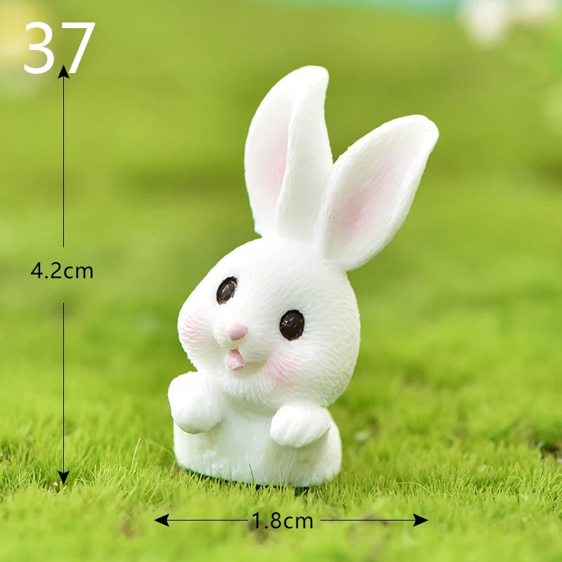 Mini Resin Rabbit Craft – Niedliche Osterhasen-Figur für Ihre Dekoration