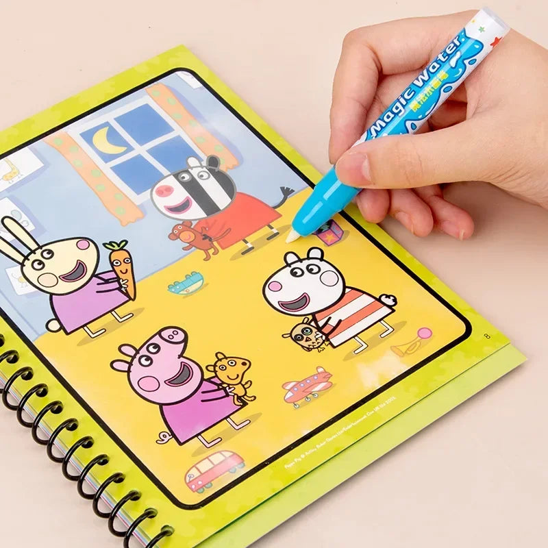 Peppa Pig Water Painting Book – Kreatives Malbuch für die frühkindliche Entwicklung