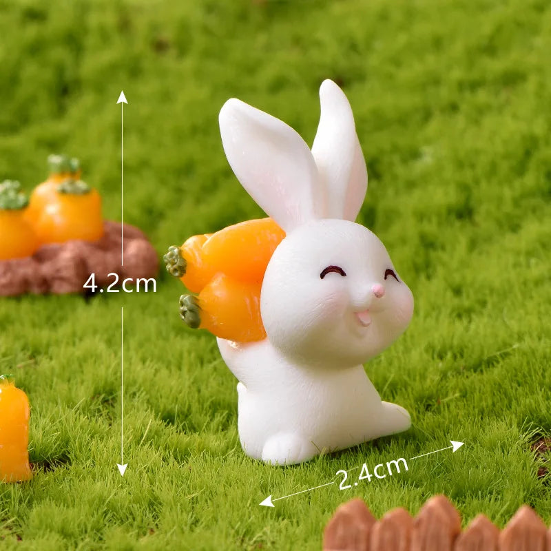 New Cute Rabbit Figurine – Charmante Mikro-Landschaftsdekoration für Ihr Zuhause