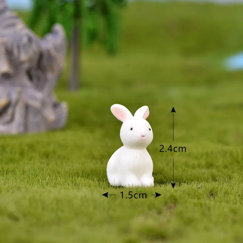 Mini Resin Rabbit Craft – Niedliche Osterhasen-Figur für Ihre Dekoration