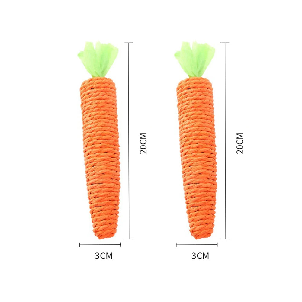 2 Paper Rope Carrots Ornament – Niedliche Karotten-Pendants für Ihre Osterdekoration