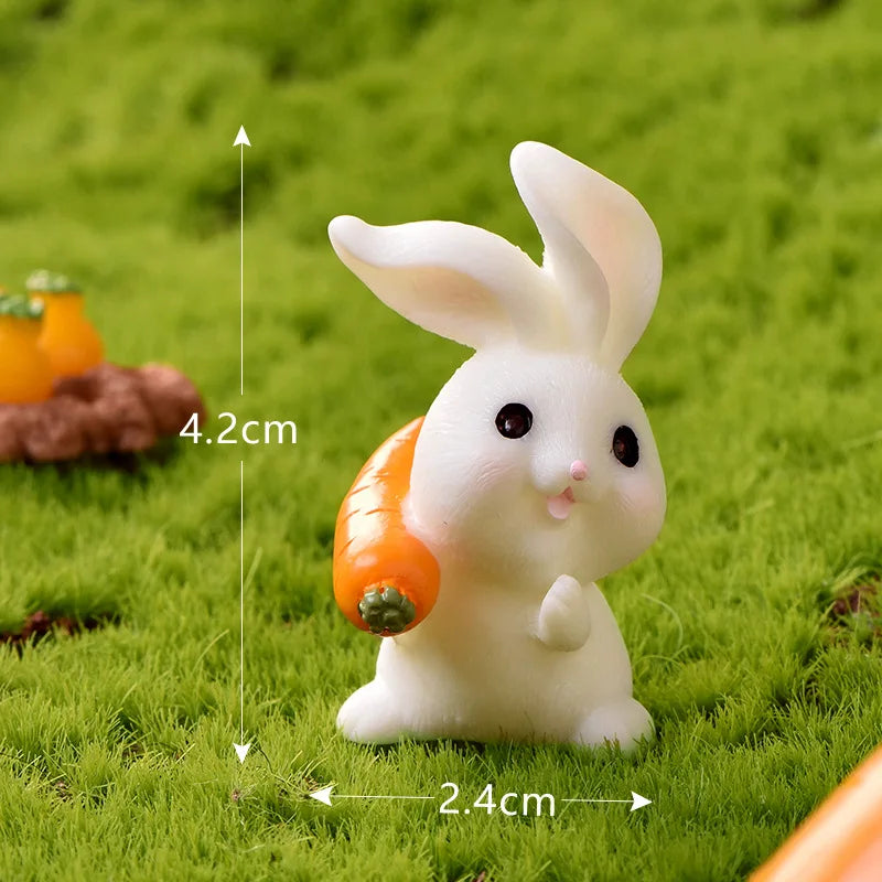 New Cute Rabbit Figurine – Charmante Mikro-Landschaftsdekoration für Ihr Zuhause