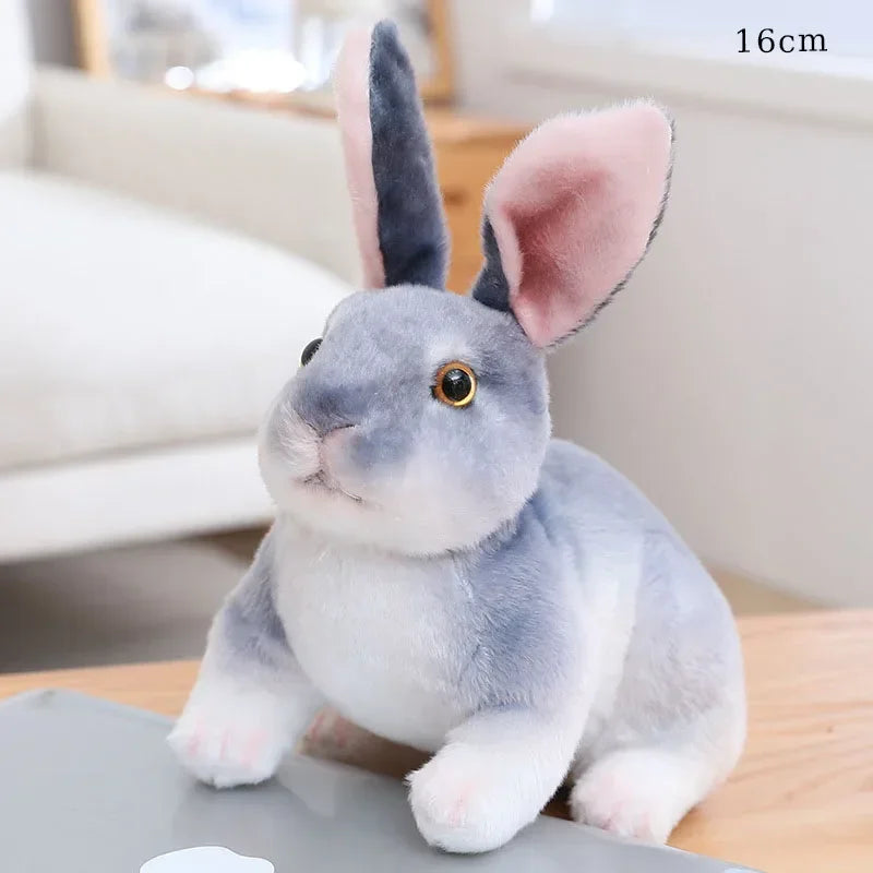 24 cm Niedlicher Stehender Hase – Simulierte Hasenpuppe für Ihre Osterfeier und Frühlingsgeschenke