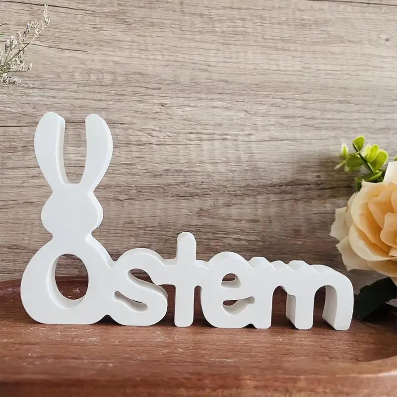 Easter 3D Letter Silicone Ornaments Mold – Vielseitige Gießform für Osterhasen und Buchstaben