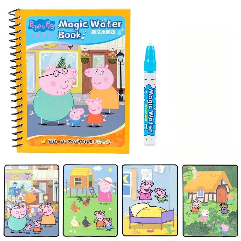 Peppa Pig Water Painting Book – Kreatives Malbuch für die frühkindliche Entwicklung