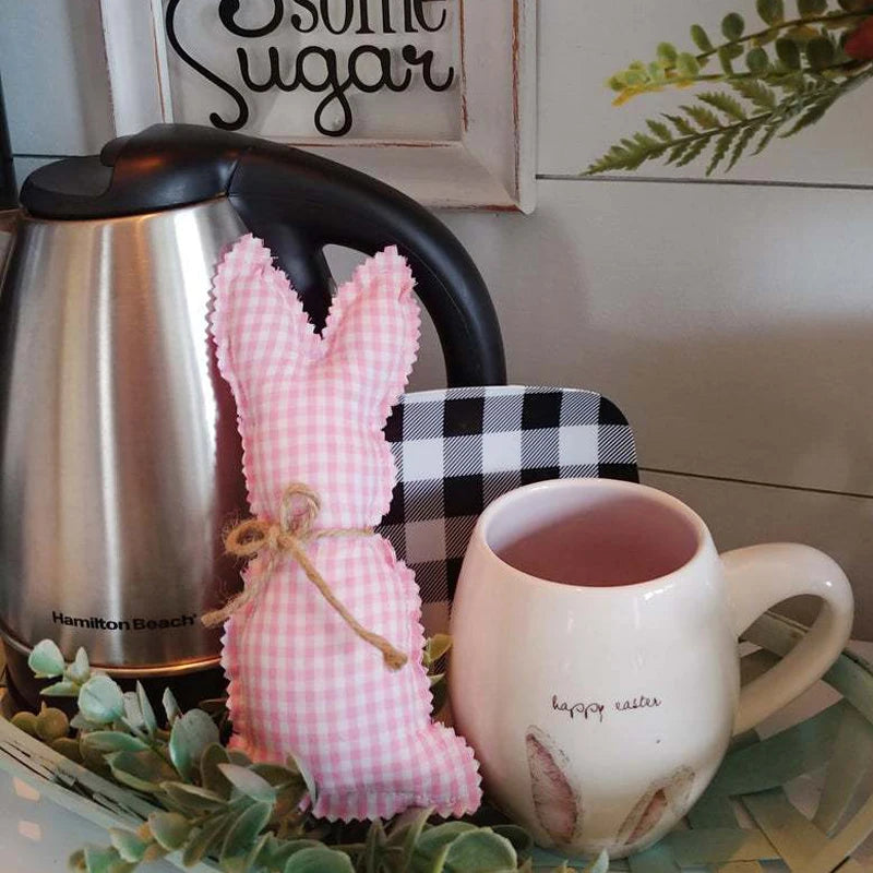 Easter Decoration Rabbit Ornaments – Niedliche Stoffhasen mit Karotten als hängende Pendants für Ihre Osterfeiern