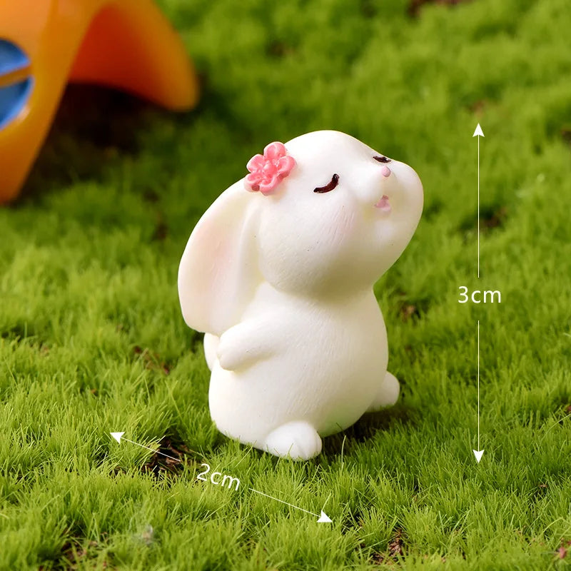 New Cute Rabbit Figurine – Charmante Mikro-Landschaftsdekoration für Ihr Zuhause