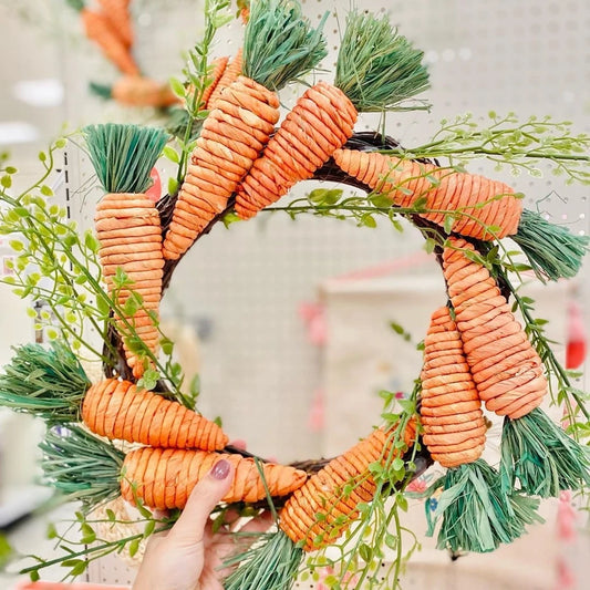 2 Paper Rope Carrots Ornament – Niedliche Karotten-Pendants für Ihre Osterdekoration