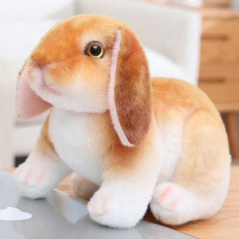 24 cm Niedlicher Stehender Hase – Simulierte Hasenpuppe für Ihre Osterfeier und Frühlingsgeschenke