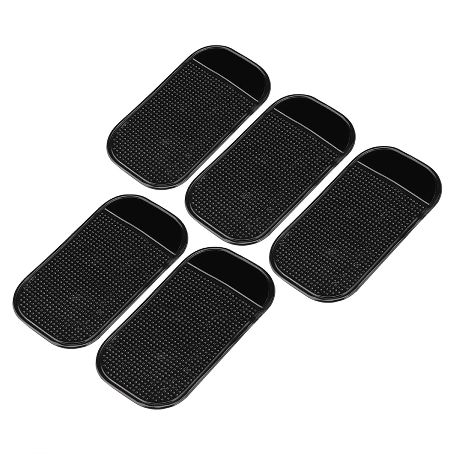 5Pcs Car Grip Pad NOn Slip Sticky Anti Slide Dash Cell Phone Holder Black Mat